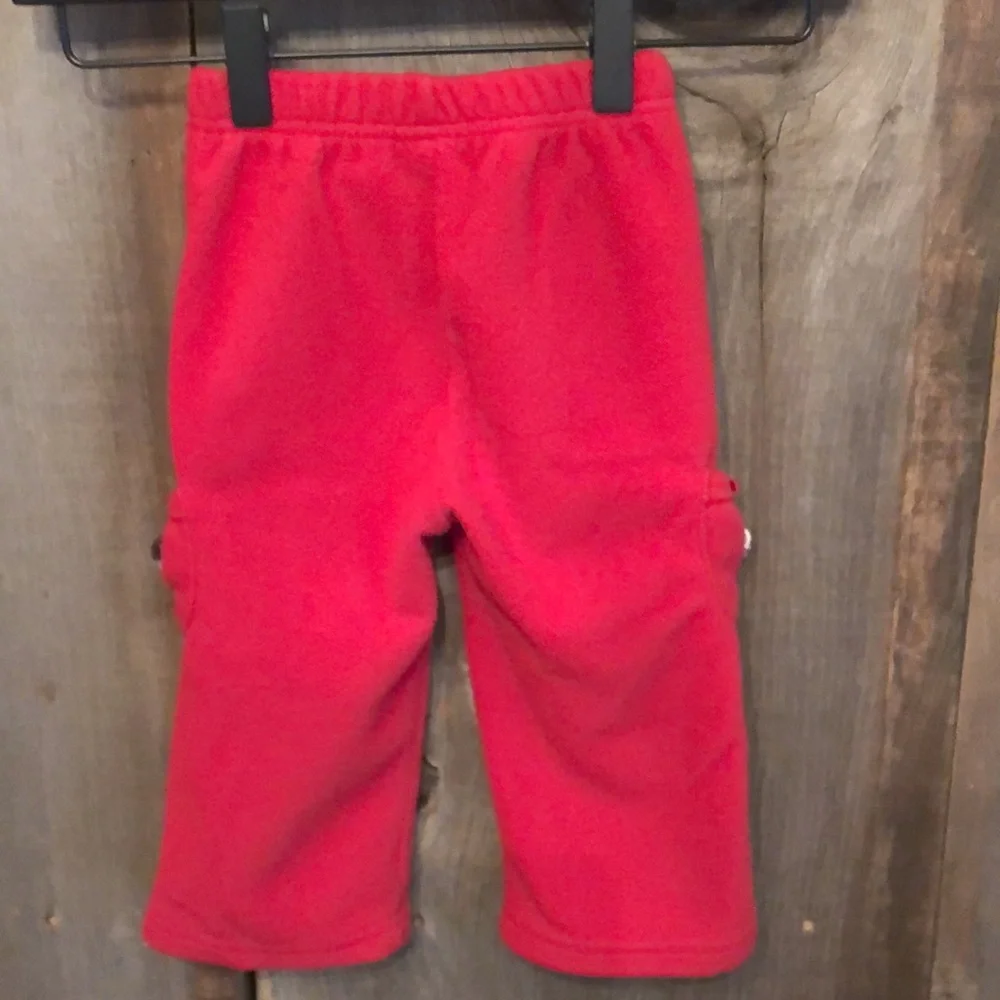 Gymboree Red Fleece Pants Size 12-18 months 2007 Line